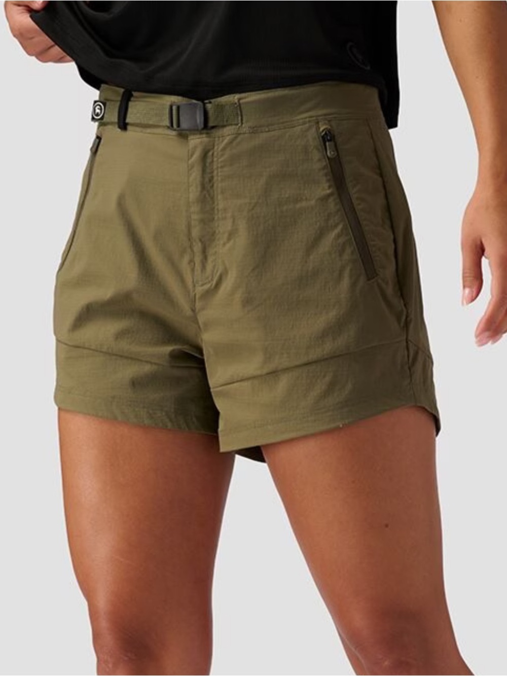 Backcountry Wasatch Ripstop 3.5” Olive Green Casual Shorts - M